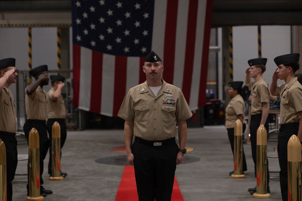 Petty Officer 1st Class Young retires after 20 years of service