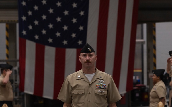 Petty Officer 1st Class Young retires after 20 years of service