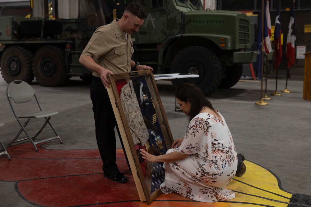 Petty Officer 1st Class Young retires after 20 years of service