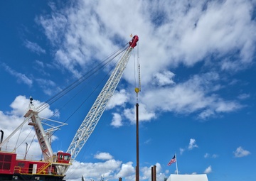 U.S. Navy prepares to begin removal of USS Arizona mooring platforms