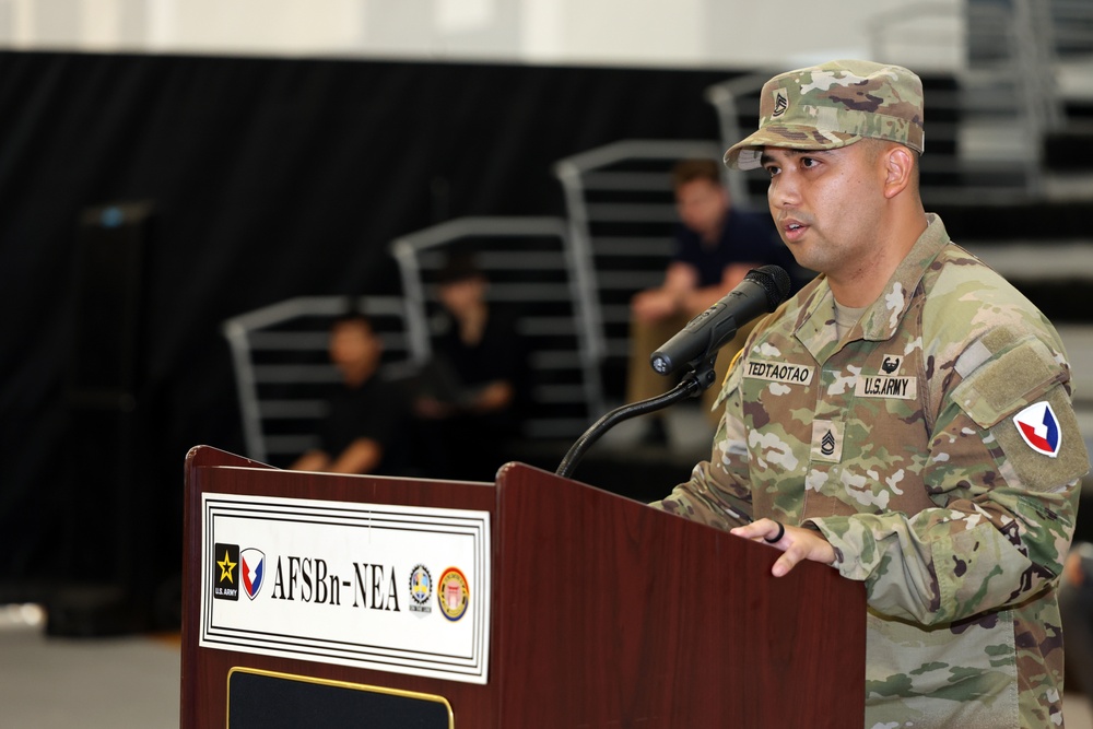 AFSBn-NEA conducted change of responsibility ceremony.