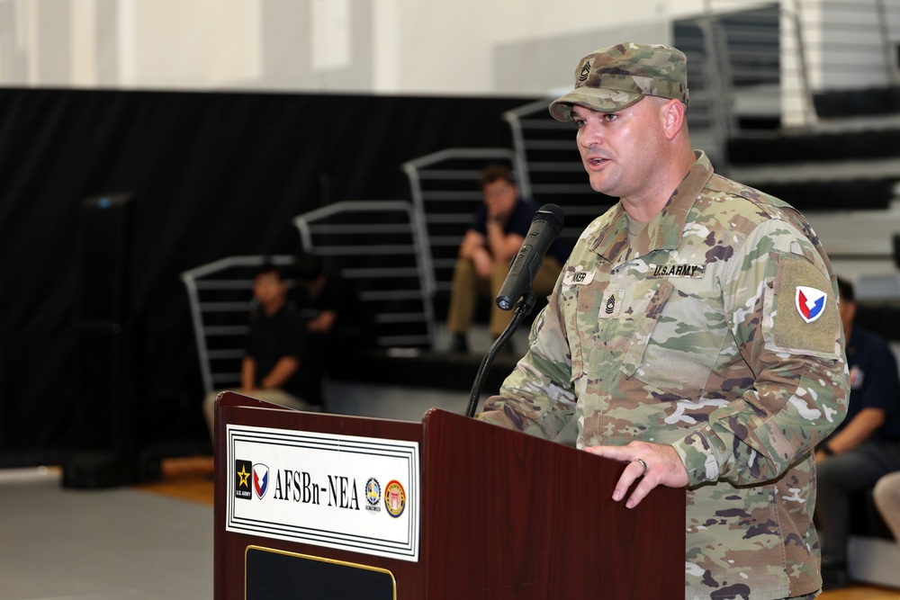 AFSBn-NEA conducted change of responsibility ceremony.