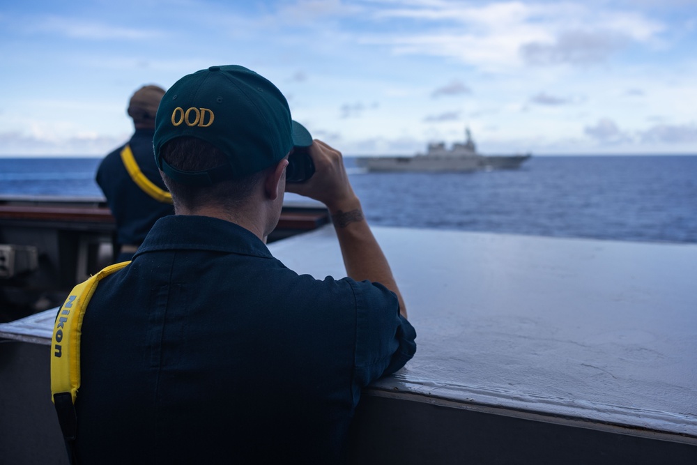 USS Higgins Conducts Bilateral Operations with JMSDF JS Ise and JS Suzunami