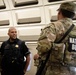 West Virginia National Guard Soldiers Patrol Stadium-Armory Metro Station