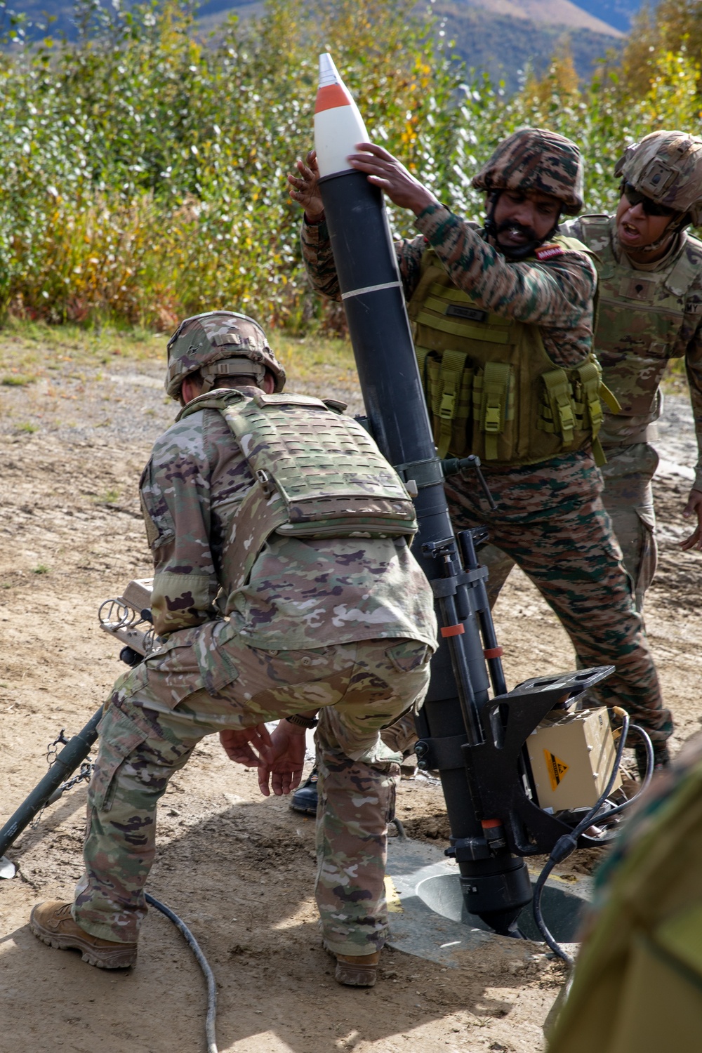 Indian and U.S. Army bilateral training exercise at Yudh Abhyas 25 in Fort Wainwright, AK