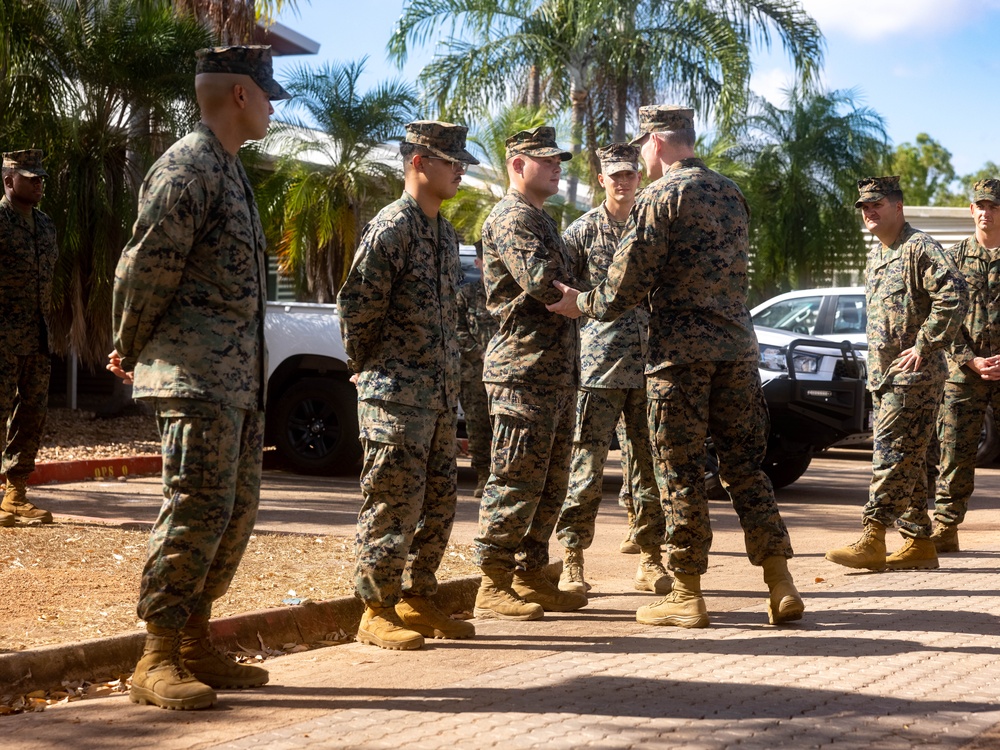 MRF-D 25.3: MARFORPAC deputy commander visits MRF-D Marines