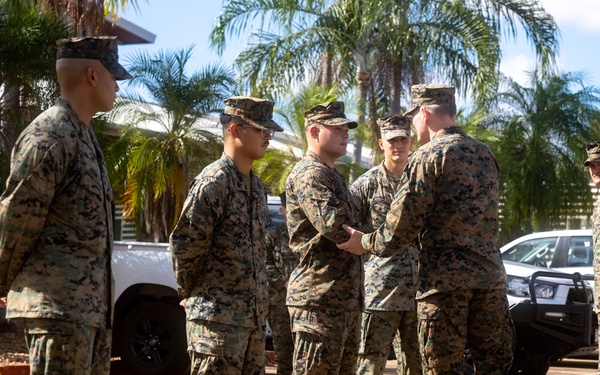 MRF-D 25.3: MARFORPAC deputy commander visits MRF-D Marines