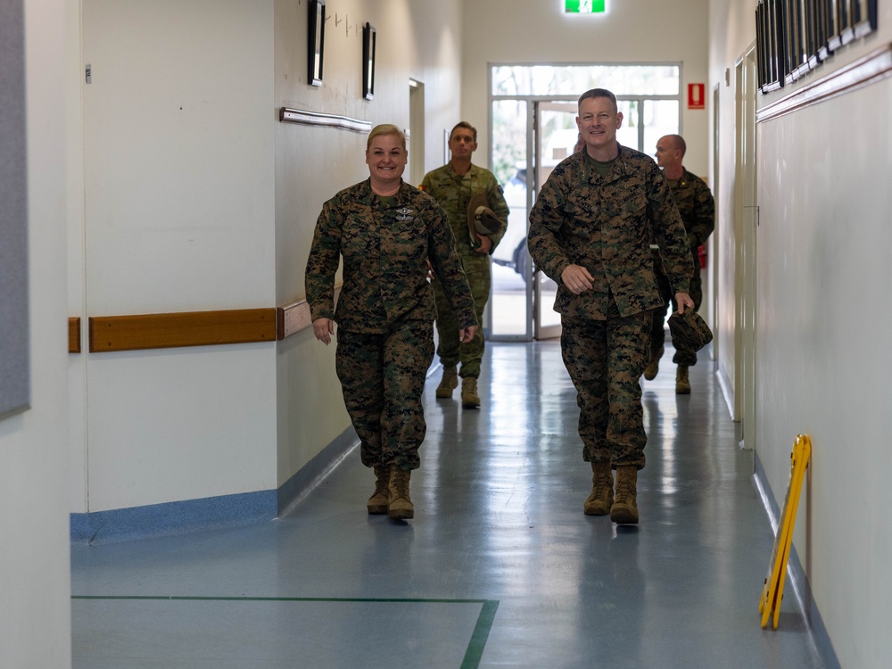 MRF-D 25.3: MARFORPAC deputy commander visits MRF-D Marines