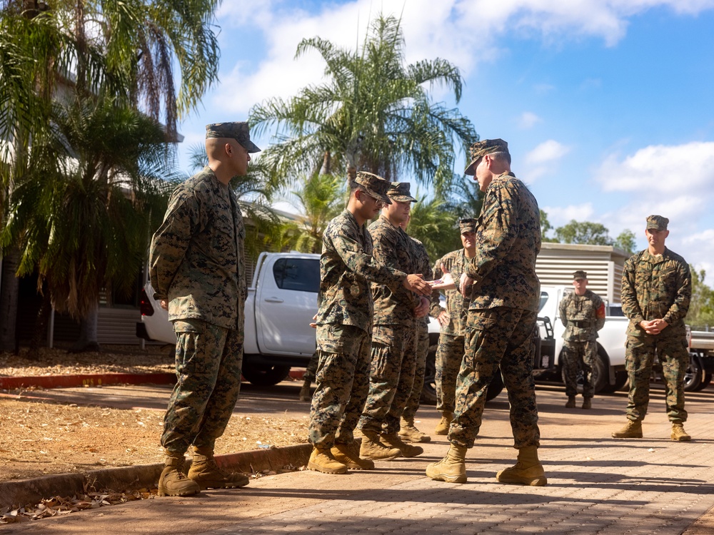 MRF-D 25.3: MARFORPAC deputy commander visits MRF-D Marines
