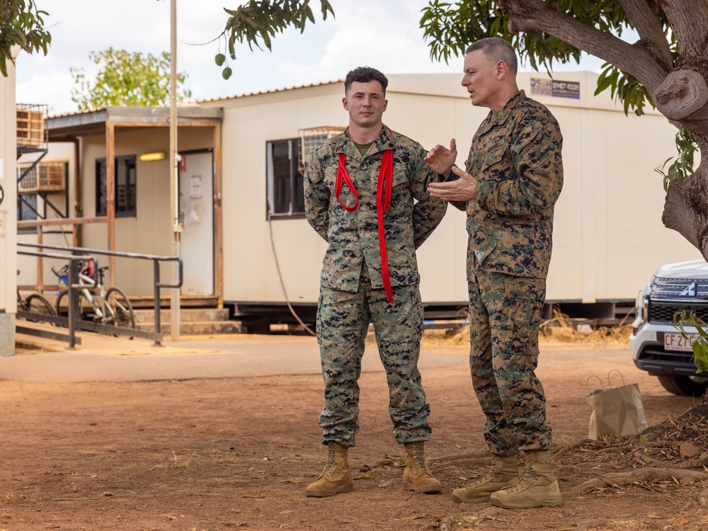 MRF-D 25.3: MARFORPAC deputy commander visits MRF-D Marines