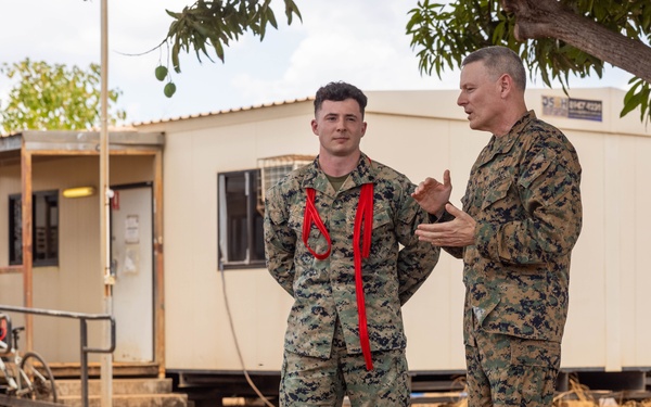 MRF-D 25.3: MARFORPAC deputy commander visits MRF-D Marines