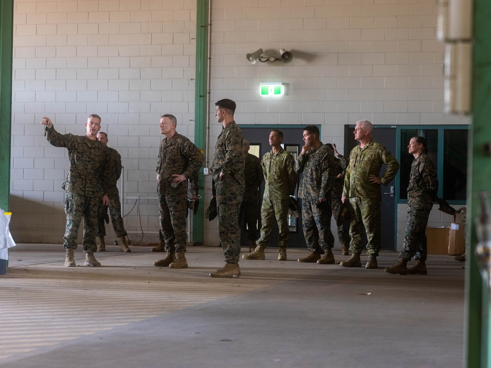 MRF-D 25.3: MARFORPAC deputy commander visits MRF-D Marines