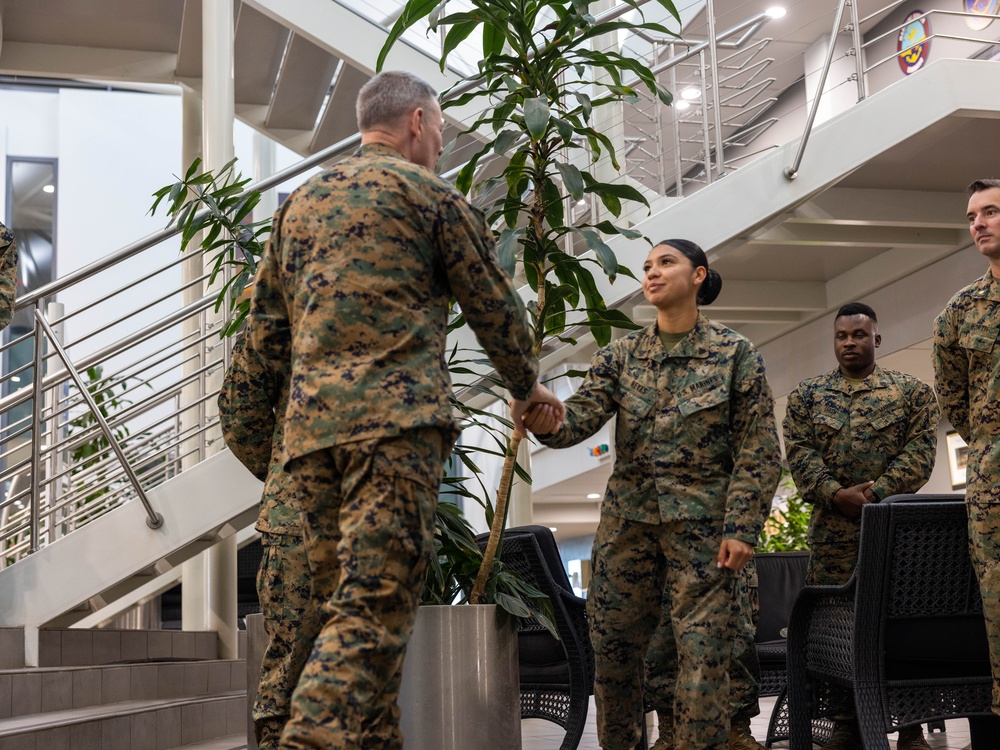 MRF-D 25.3: MARFORPAC deputy commander visits MRF-D Marines
