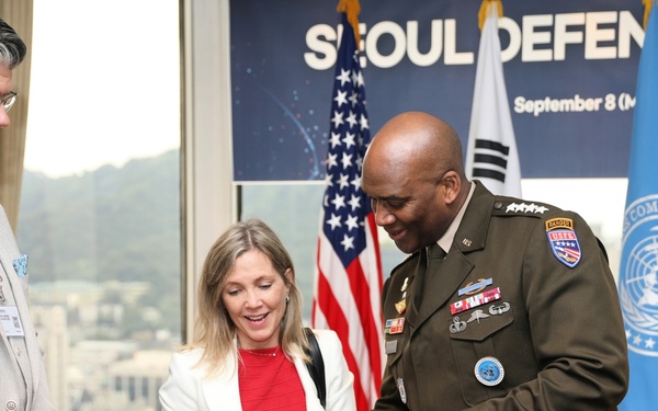 Tri-Command Commander and Canada Deputy Minister Department of National Defense at SDD 2025