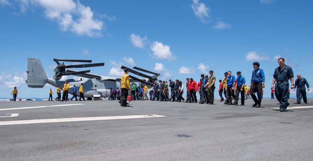 USS America (LHA 6) Conducts Flight Operations