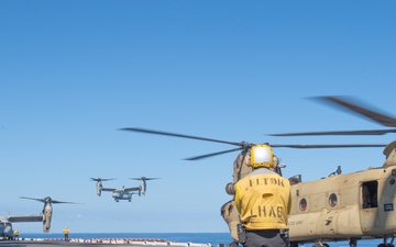 USS America (LHA 6) Conducts Flight Operations