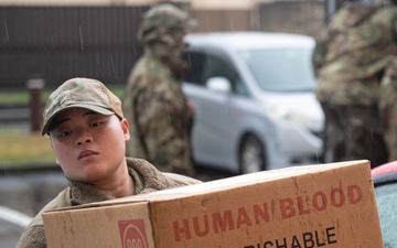 374 MDSS, 459 AS load, transport blood donations