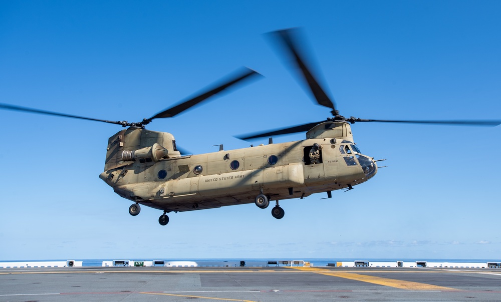 USS America (LHA 6) Conducts Flight Operations