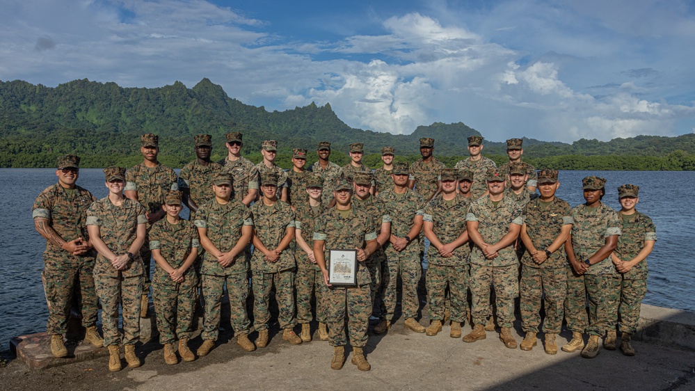 Kosrae Promotion: A Native of The Dominican Republic is promoted to Corporal during Koa Moana 25