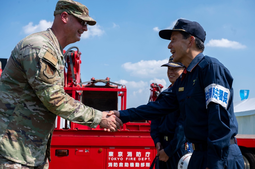 374 AW participates in joint comprehensive disaster drill