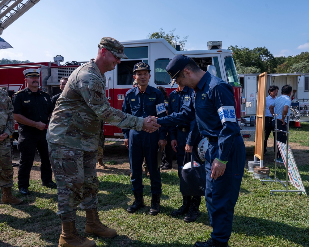 374 AW participates in joint comprehensive disaster drill