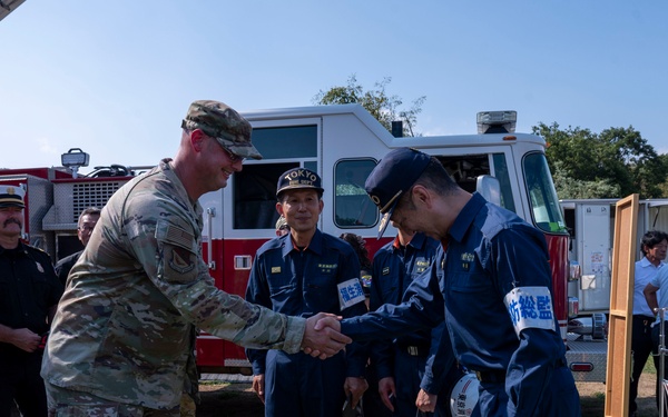 374 AW participates in joint comprehensive disaster drill