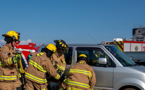 374 AW participates in joint comprehensive disaster drill
