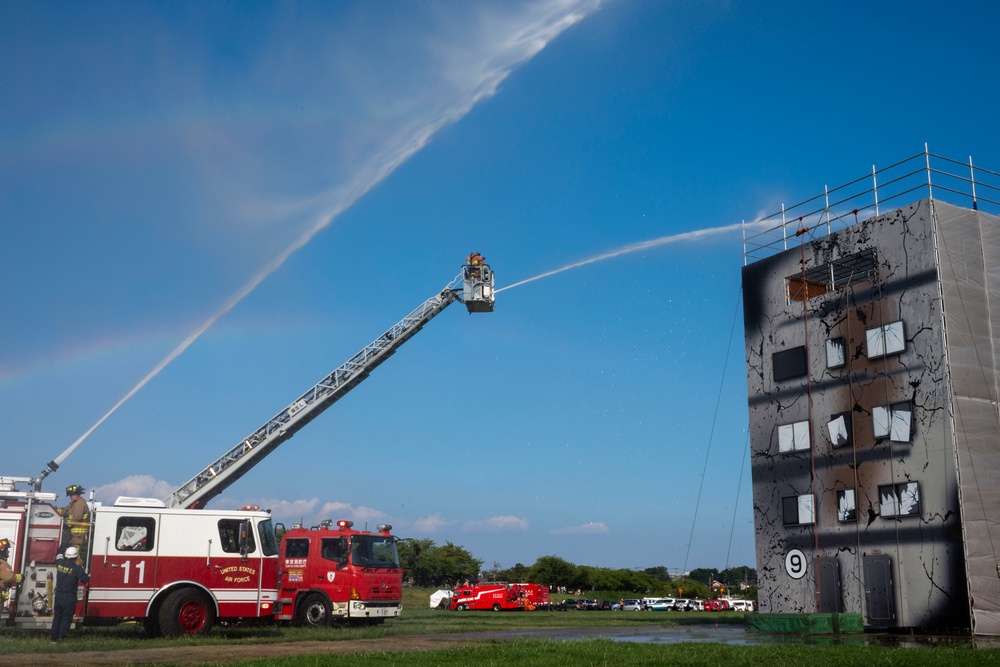 374 AW participates in joint comprehensive disaster drill