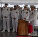 USS Higgins Holds Change of Command Ceremony
