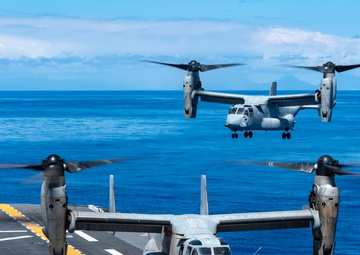 USS America (LHA 6) Conducts Flight Operations