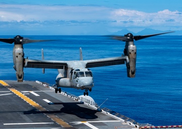 USS America (LHA 6) Conducts Flight Operations