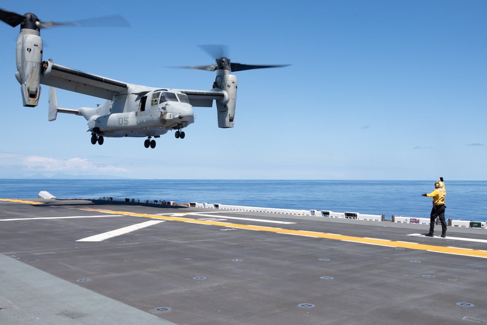 USS America (LHA 6) Conducts Flight Operations