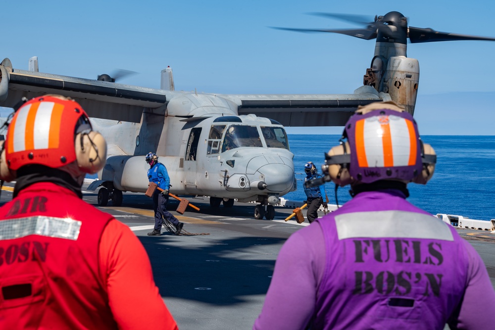 USS America (LHA 6) Conducts Flight Operations