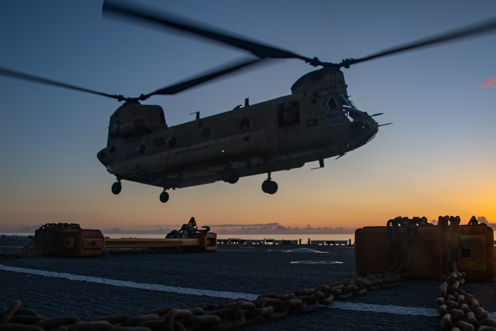 USS America (LHA 6) Conducts Flight Operations