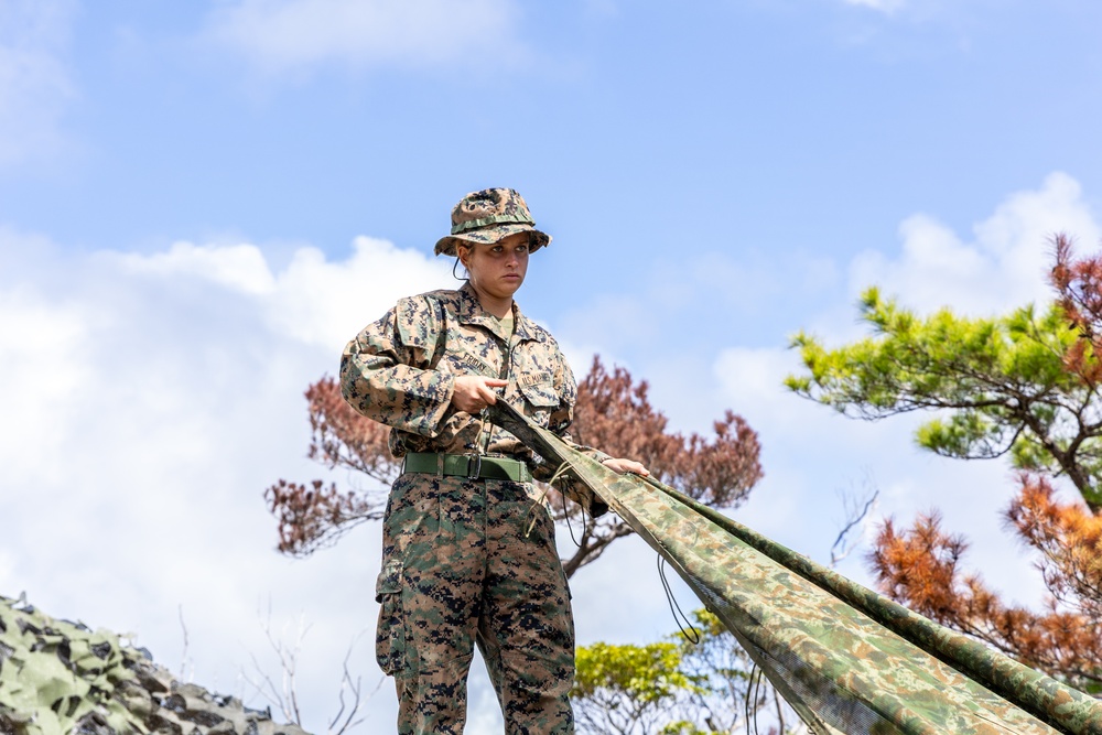 III Marine Expeditionary Force Support Battalion sets up command and control post for exercise Resolute Dragon 25