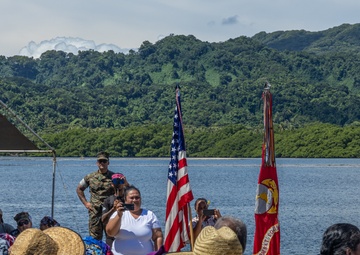 Pacific Peacekeepers: Koa Moana Marines and Sailors Participate in the Kosrae Liberation Day on Kosrae