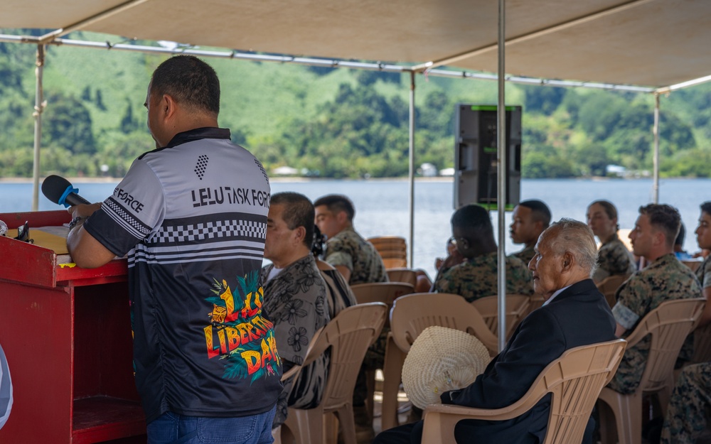 Pacific Peacekeepers: Koa Moana Marines and Sailors Participate in the Kosrae Liberation Day on Kosrae