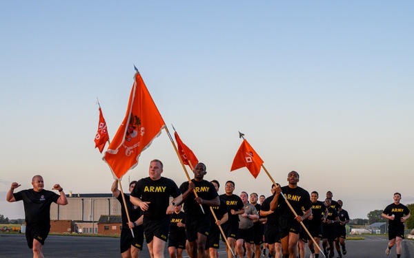 39th Strategic Signal Battalion Formation Run