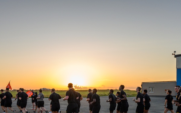 39th Strategic Signal Battalion Formation Run