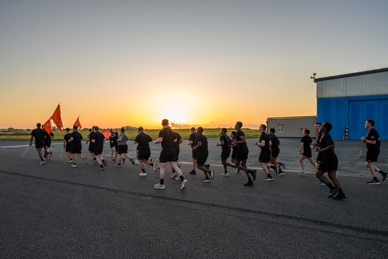 39th Strategic Signal Battalion Formation Run