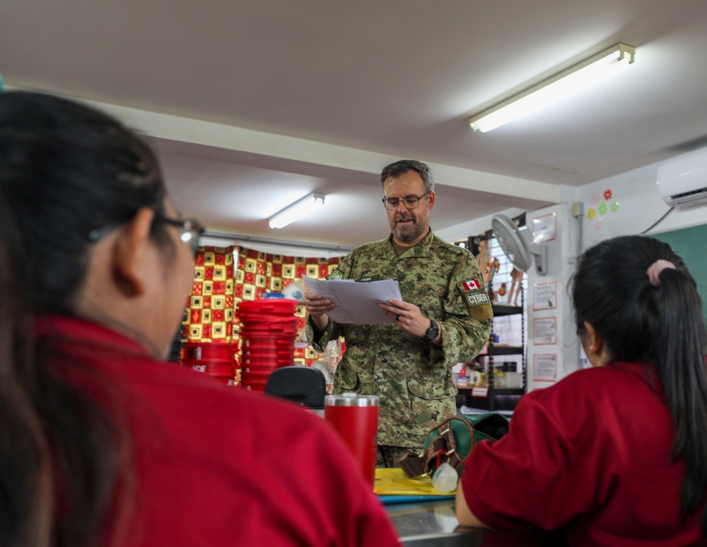 Pacific Partnership 2025 Leader gives Lecture to Local Teachers at Our Lady of Mercy Catholic High School in Pohnpei, Federated States of Micronesia September 9, 2025