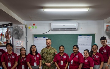 Pacific Partnership 2025 Leader gives Lecture to Local Teachers at Our Lady of Mercy Catholic High School in Pohnpei, Federated States of Micronesia September 9, 2025