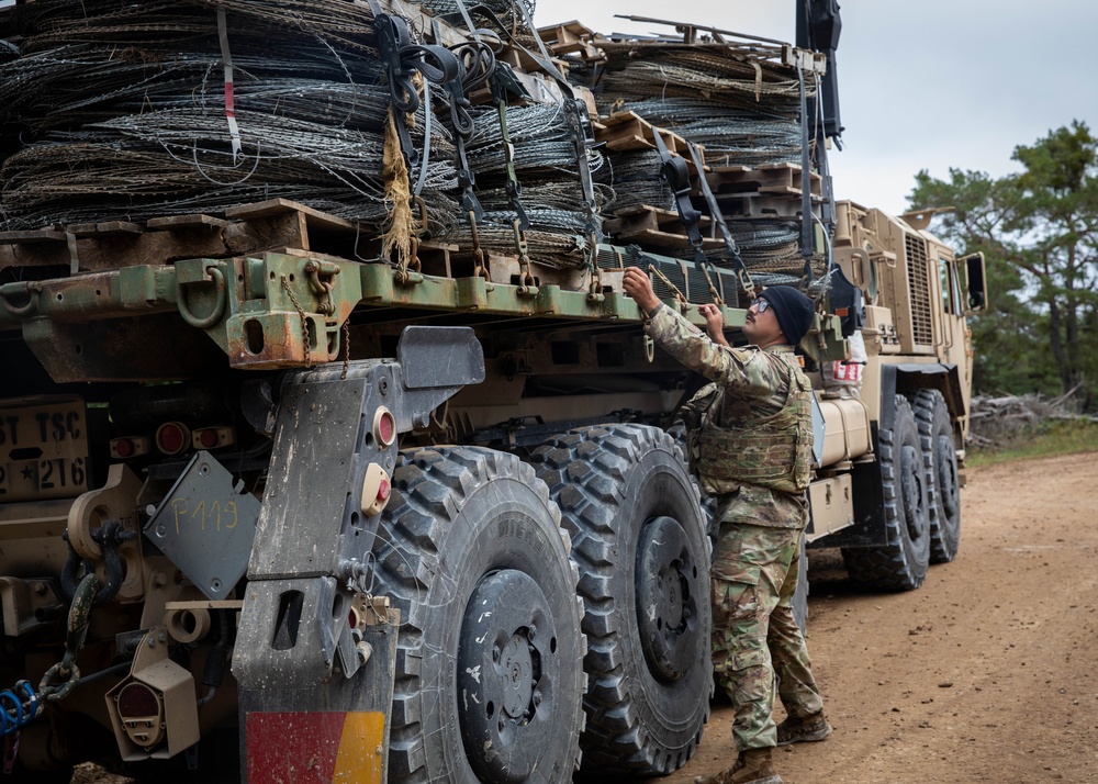 83rd CSSB Coordinates Resupply Missions During Saber Junction 2025