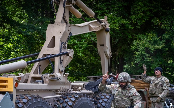 83rd Combat Sustainment Support Battalion Coordinates Resupply Missions During Saber Junction 2025