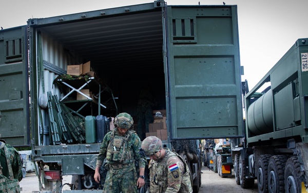 83rd CSSB Coordinates Resupply Missions During Saber Junction 2025