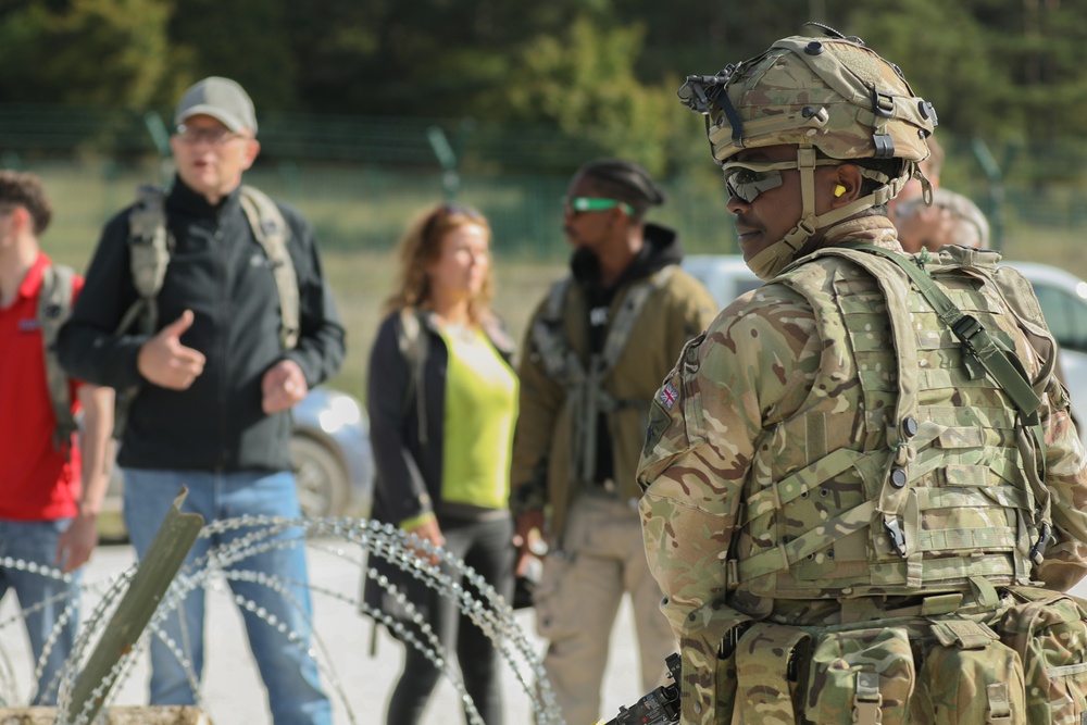 U.S. and U.K. Forces Respond to Civil Protest at Saber Junction 25