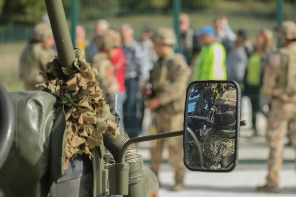 U.S. and U.K. Forces Respond to Civil Protest at Saber Junction 25