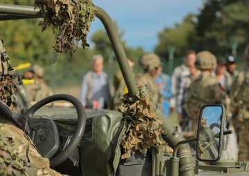 U.S. and U.K. Forces Respond to Civil Protest at Saber Junction 25