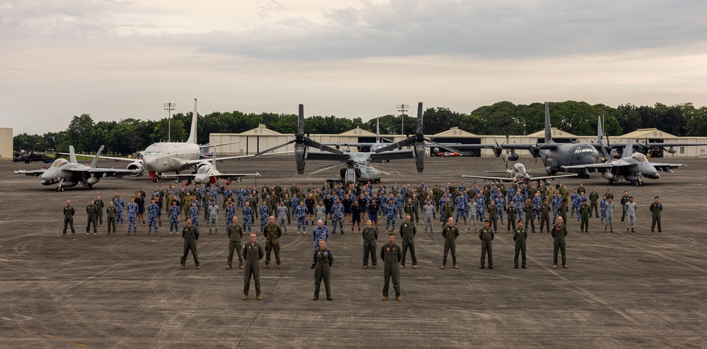 Exercise Alon 25: MRF-D 25.3 Marines, Philippine Air Force, and Australian Air Force group photo