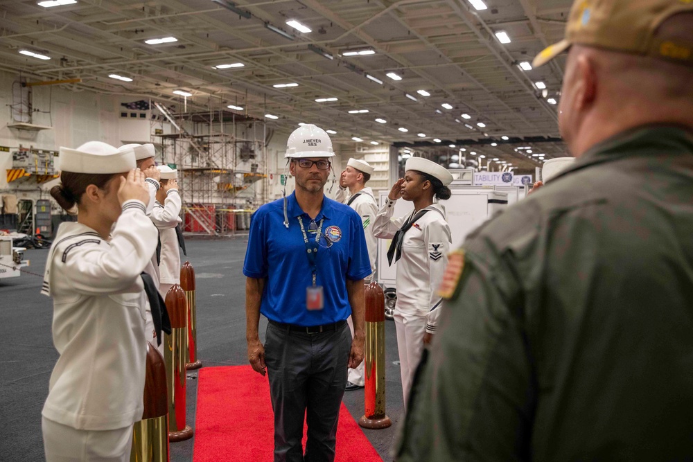PEO Aircraft Carriers Visits George Washington